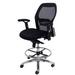 Black Mesh Advanced Ergonomic Ultra Office Stool w/ 25"-33" Seat Height