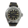 Walter Mitt Sea Diver Steel 316L Automatic Black Leather Unisex Watch