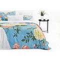 Marsala Home Superking Duvet Cover Bedding Set Cotton 200TC Percale Floral Luxury Quilt Cover Set (Ocean Flowers Superking Size)