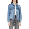 Levi's Women's Ex-Boyfriend Trucker Denim Jacket, Blue (Soft As Butter Mid 0055), XX-Small