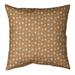 Latitude Run® Avicia Ghost Indoor/Outdoor Throw Pillow Polyester/Polyfill blend in Orange | 18 H x 18 W x 9.5 D in | Wayfair