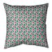 Latitude Run® Avicia Tropical Indoor/Outdoor Throw Pillow Polyester/Polyfill blend in Pink/Green | 18 H x 18 W x 9.5 D in | Wayfair