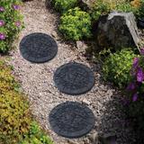 Weather Resistant Rubber Butterflies Stepping Stone in Gray Home Furnishings by Larry Traverso | 13 H x 13 W x 0.9 D in | Wayfair TR0407
