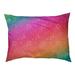 Tucker Murphy Pet™ Byrge Rainbow Astrology Dog Pillow Polyester in Orange/Pink/Green | 17 H x 52 W in | Wayfair C02D9736A2D34706934E581FA64CB745