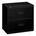 HON 400 Series 2-Drawer Lateral Filing Cabinet in Black | 28.37 H x 19.25 D in | Wayfair 482LP