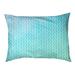 Tucker Murphy Pet™ Byrge Herringbone Pillow/Classic Polyester/Fleece in Green/Blue | 14 H x 42.5 W in | Wayfair 80077806424045739E99FF0B516C291A