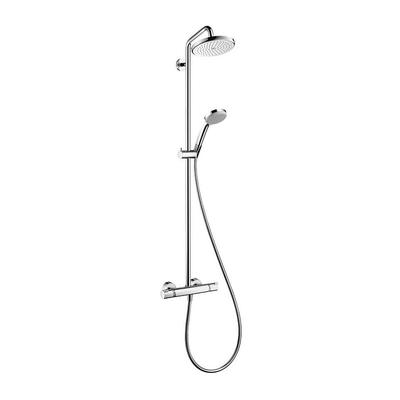 Hansgrohe - Croma 220 Showerpipe 27185000 mit Brausearm 400 mm schwenkbar, chrom