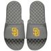 Men's ISlide Gray San Diego Padres Primary Logo Slide Sandals