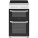 50CM Electric Double Freestanding cooker - White