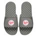 Men's ISlide Gray Minnesota Twins Alternate Logo Slide Sandals