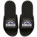 Youth ISlide Black Colorado Rockies Alternate Logo Slide Sandals