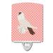 Caroline's Treasures German Helmet Pigeon Check Ceramic Night Light Ceramic | 6 H x 3 W x 3 D in | Wayfair BB7944CNL