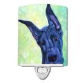 Caroline's Treasures Great Dane Midnight Puppy Ceramic Night Light Ceramic in Blue | 6 H x 4 W x 3 D in | Wayfair 7388CNL