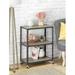 Whitmor, Inc 24.5" W Shelving Unit w/ Wheels, Metal in Gray | 29.75 H x 24.5 W x 13.25 D in | Wayfair 6840-8116-GM