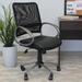 Symple Stuff Park Slope Mesh Task Chair Upholstered/Mesh in Black/Brown | 39 H x 25 W x 25 D in | Wayfair 0E818867AD6E439AB1F042440C75F7F0