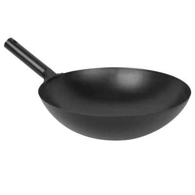 Thunder Group 14" 1 Piece Steel Mandarin Wok