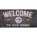 Toronto Blue Jays 6'' x 12'' Welcome to Our Home Sign