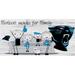 Carolina Panthers 6'' x 12'' Fansticks Couch Sign