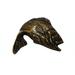 Buck Snort Lodge Oversized 2" Animal Novelty Knob Metal in Yellow | 2 H x 2 W x 0.87 D in | Wayfair KB00151-1200