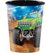Creative Converting Monster Truck Plastic Disposable Every Day Cup in Black/Blue/Green | Wayfair DTC340205TUMB