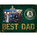 Oakland Athletics 8'' x 10.5'' Best Dad Clip Frame