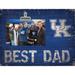 Kentucky Wildcats 8'' x 10.5'' Best Dad Clip Frame