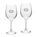 Georgia Bulldogs 2-Piece 16oz. White Wine Glasses Set