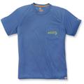 Carhartt Force Pesca Graphic t-shirt, blu, dimensione S