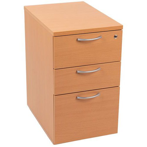 Caisson Hauteur Bureau 80 Hetre - Manutan Expert