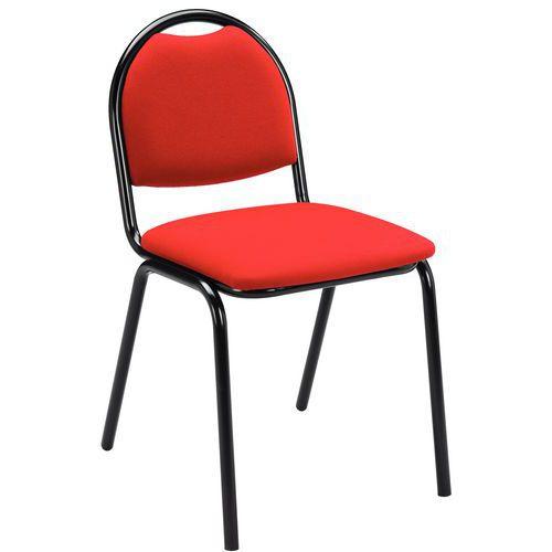 Chaise Molly Tissu Rouge - Nowy Styl