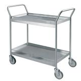 chariot a 2 plateaux inox force ...