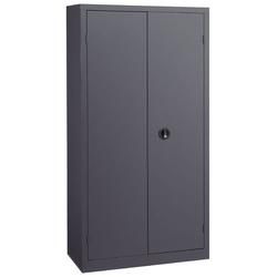 Armoire À Portes Battantes Anthracite L 120 X H 198 - Acial