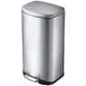 poubelle della step bin 35l inox - eko