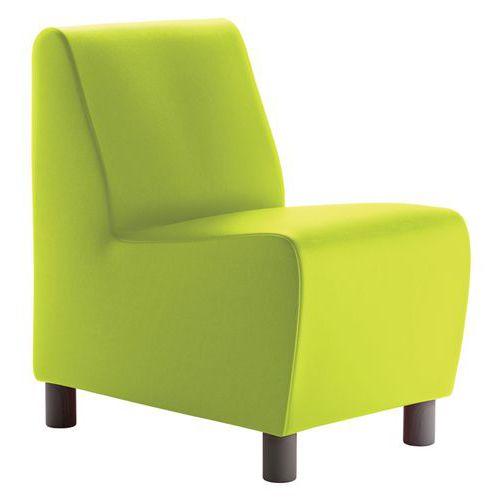Chauffeuse 1 Place Izari Tissu Pvc Anis - Sokoa