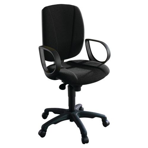 Fauteuil De Bureau Astral Contact Synchrone Noir - Manutan Expert
