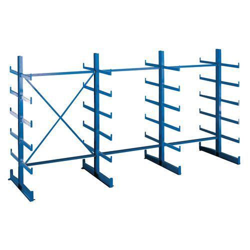 Rayonnage À Bras Deux Côtés Chmax:14400 Prof.:1000 - Schulte Lagertechnik