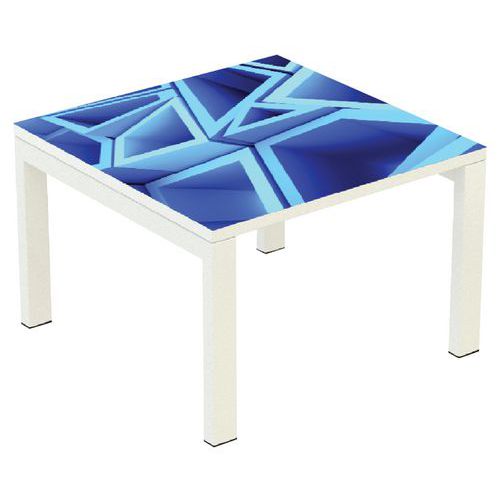 table basse easy office 60x60 cm - triangle manutan expert