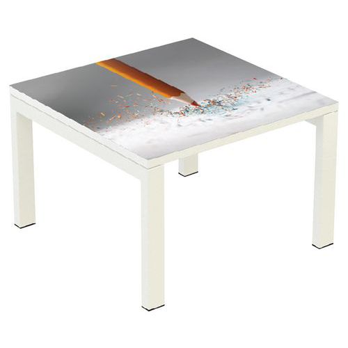 table basse easy office 60x60 - crayon papier manutan expert