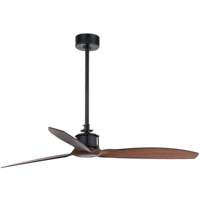 Just fan Deckenventilator schwarz/holz mit Gleichstrommotor Image