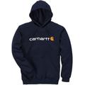 Carhartt Signature Logo Midweight Felpa, blu, dimensione XS