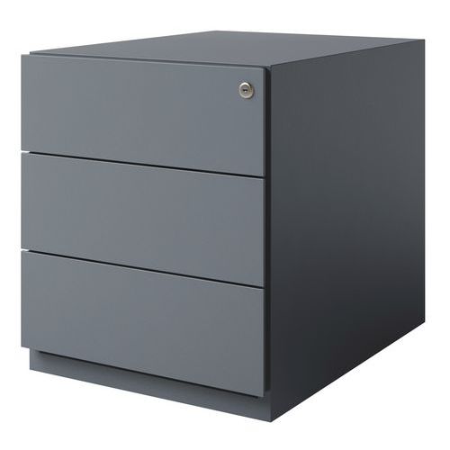 Caisson Mobile En Métal - 3 Tiroirs - Anthracite - Bisley