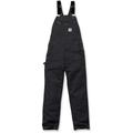 Carhartt Latzhose, schwarz, Größe 48