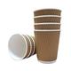 We Can Source It Ltd – 8oz Disposable Kraft Ripple Paper Cups – Insulated Brown Paper Cups with 3 Ply Construction – 100% Compostable Recyclable – For Tea, Coffee, Hot Drinks – 1000 Pack