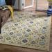 "Courtyard Collection 2'-3"" X 14' Rug in Navy And Beige - Safavieh CY6244-268-214"