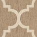 "Courtyard Collection 2' X 3'-7"" Rug in Grey And Beige - Safavieh CY6243-246-2"