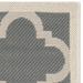 "Courtyard Collection 2'-7"" X 5' Rug in Black And Beige - Safavieh CY6243-266-3"