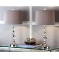 Keeva 26-Inch H Crystal Ball Lamp (Set of 2) - Safavieh LIT4113A-SET2