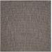 "Courtyard Collection 7'-10"" X 7'-10"" Square Rug in Black And Beige - Safavieh CY6243-266-8SQ"