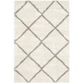 Hudson Shag Collection 6' X 9' Rug in Ivory And Grey - Safavieh SGH281A-6