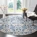 "Courtyard Collection 4' X 5'-7"" Rug in Turquoise And Light Grey - Safavieh CY8653-37221-4"